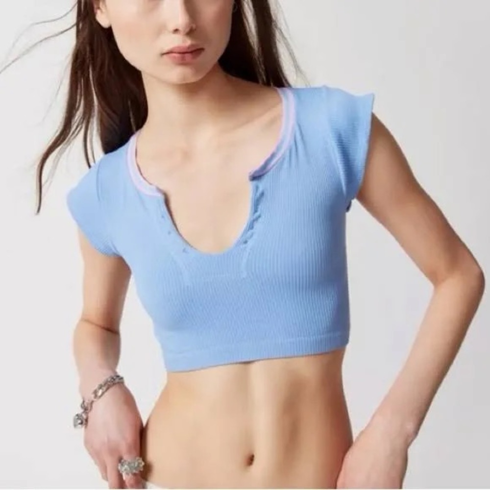 Urban Outfitters Go For Gold Seamless Top